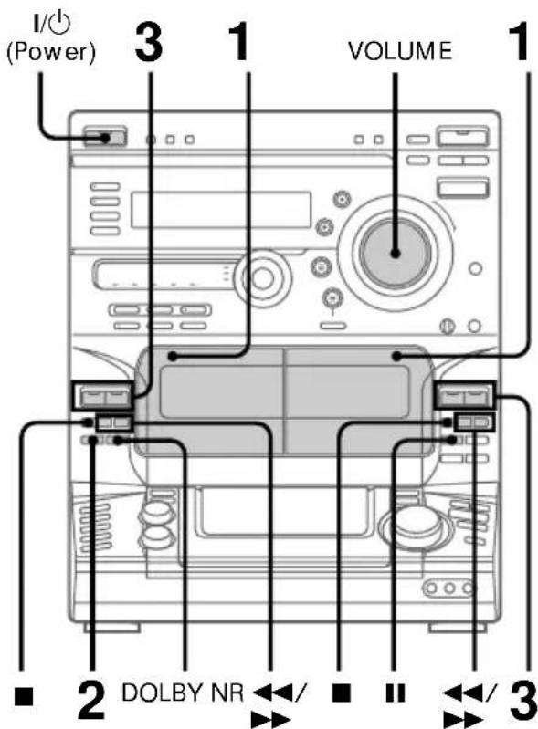 SONY LBT-W300 - Playing a tape - 1
