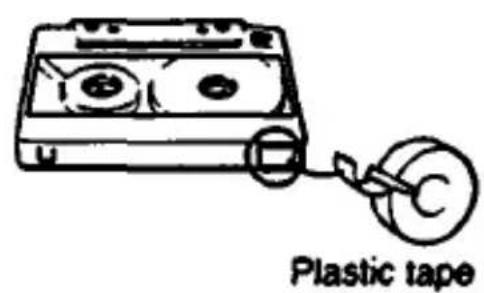SONY Walkman WM-GX90 - To prevent accidental erasure - 2