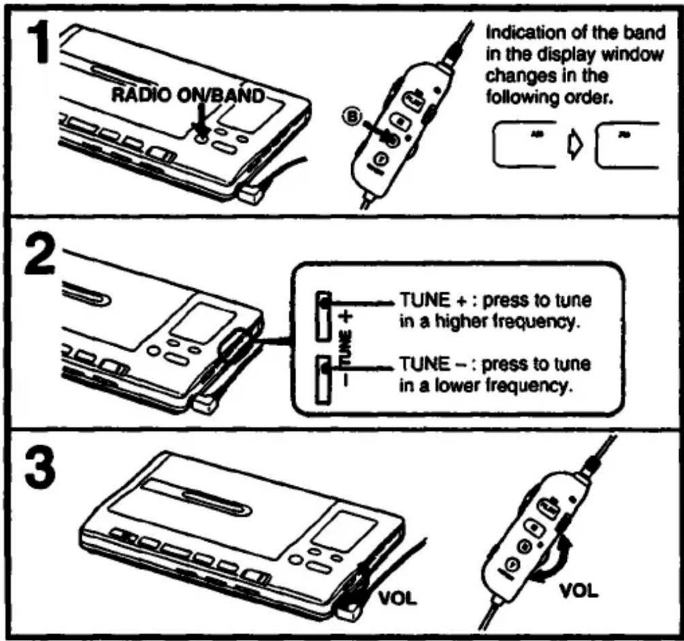 SONY Walkman WM-GX90 - Radio Reception - 1