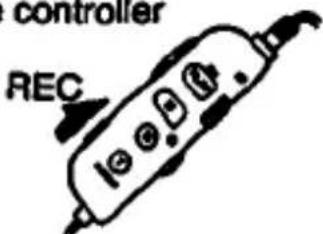 SONY Walkman WM-GX90 - Slide the REC switch to the direction of the arrow. - 2