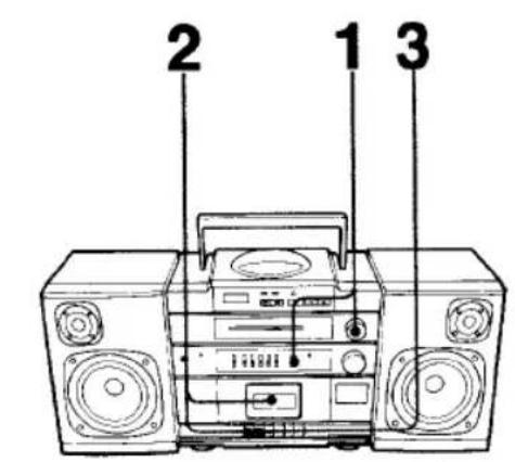 SONY CFD-455 - Recording Radio/Microphone Sound - 1