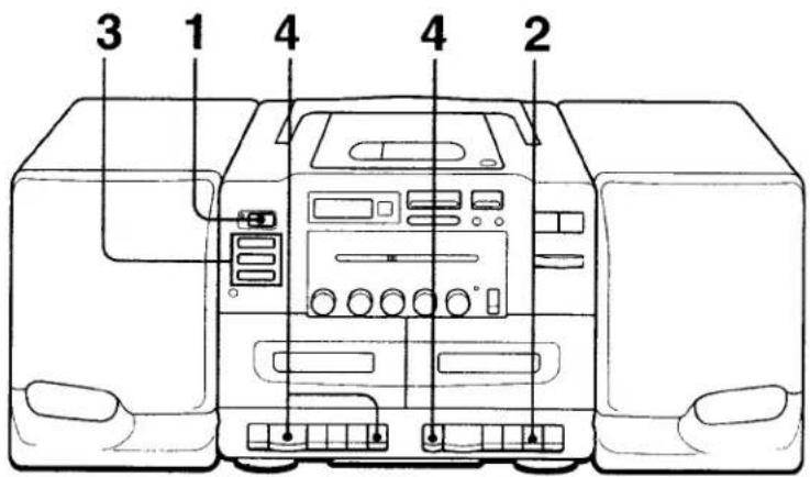 SONY CFD-555 - Recording on a tape - 1
