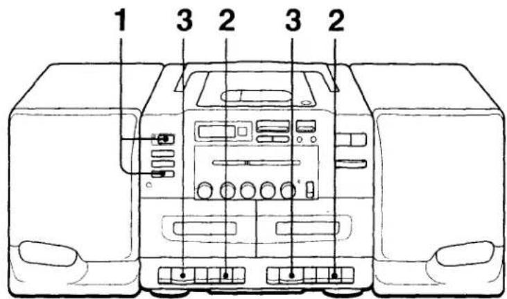 SONY CFD-555 - Playing a tape - 1