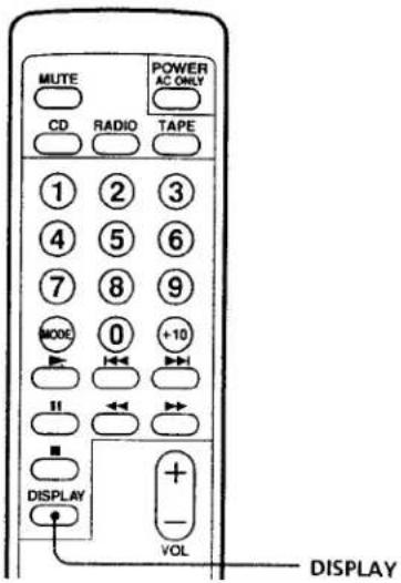 SONY CFD-555 - Using the display - 1