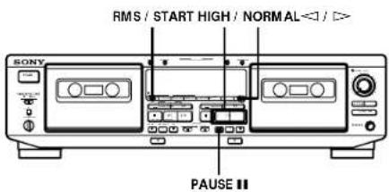 SONY TC-WE605S - Recording Your Own Program (RMS Dubbing) - 1