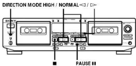 SONY TC-WE605S - Dubbing a Tape - 1