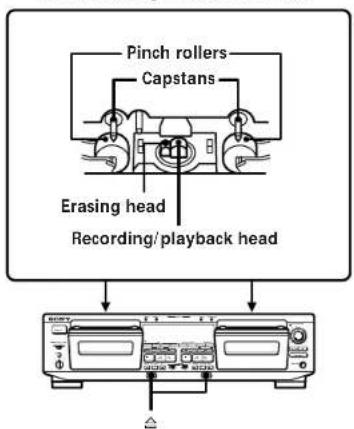 SONY TC-WE605S - Cleaning - 1