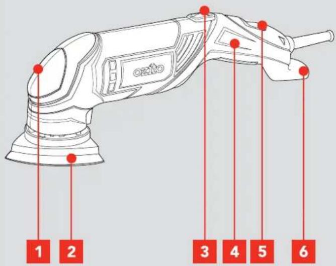 Ozito DSR-3000 - DELTA SANDER - 1