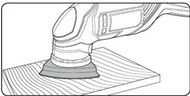 Ozito DSR-3000 - WARNING! GUIDE THE CORD DURING SANDING TO PREVENT IT BEING CAUGHT ON THE WORKPIECE, OR OTHER TOOLS/OBJECTS. - 4