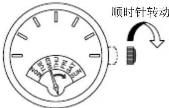 Orient Star Contemporary DJ00002W - ◆ 星期的设置方法 [DE (40A)] - 2