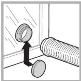 INDESIT IDV 75 S (EU) - Window ventilation hole - 1