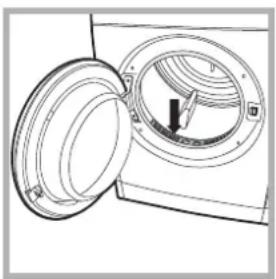 INDESIT IDV 75 S (EU) - Limpeza do filtro no fim de cada ciclo - 1