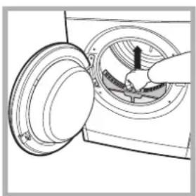 INDESIT IDV 75 S (EU) - Limpeza do filtro no fim de cada ciclo - 2