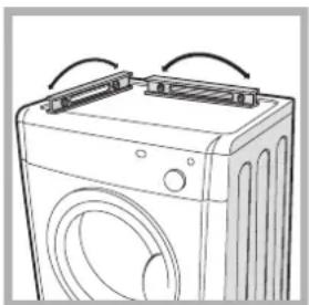 INDESIT IDV 75 S (EU) - Egalisatie/Nivellering van de droger - 1