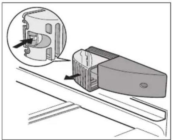 AEG SCS51800FO - Sostituzione della lampadina - 1