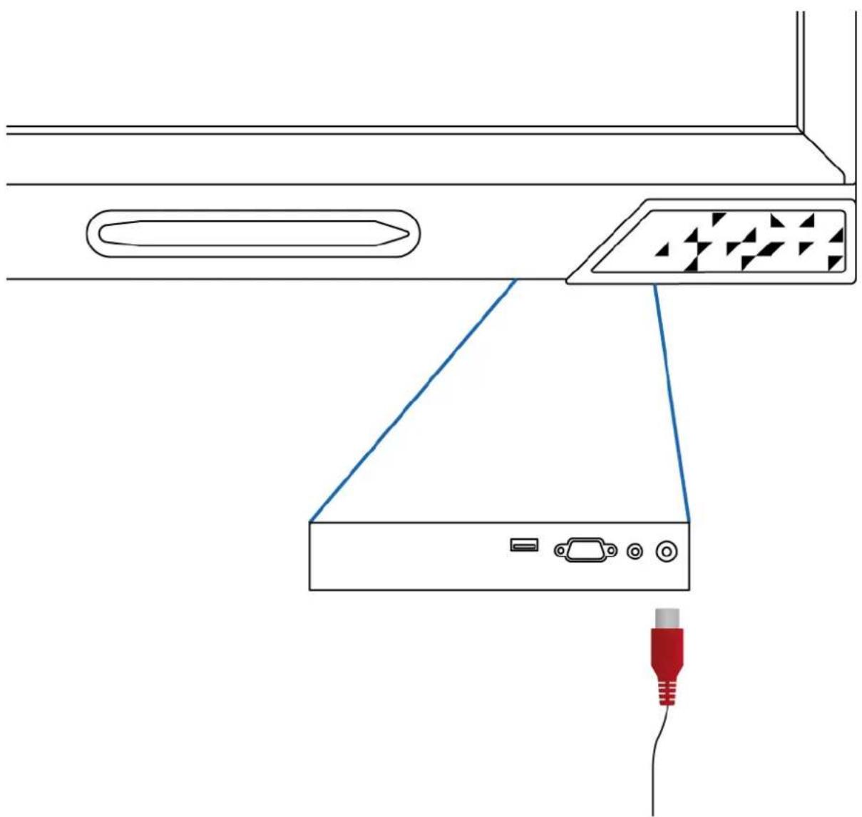 Prowise PW.1.15086.1001 - Connecting an amplifier - 1