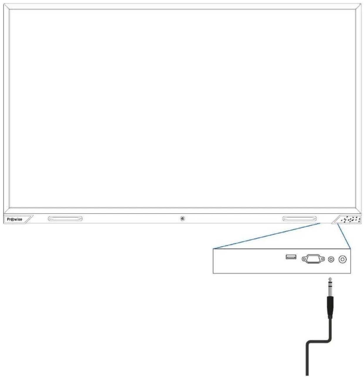 Prowise PW.1.15086.1001 - Connecting headphones - 1