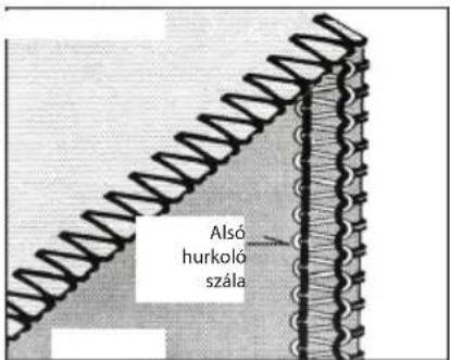 Alsó hurkoló szála