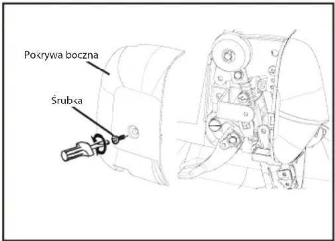 Pokrywa boczna Śrubka