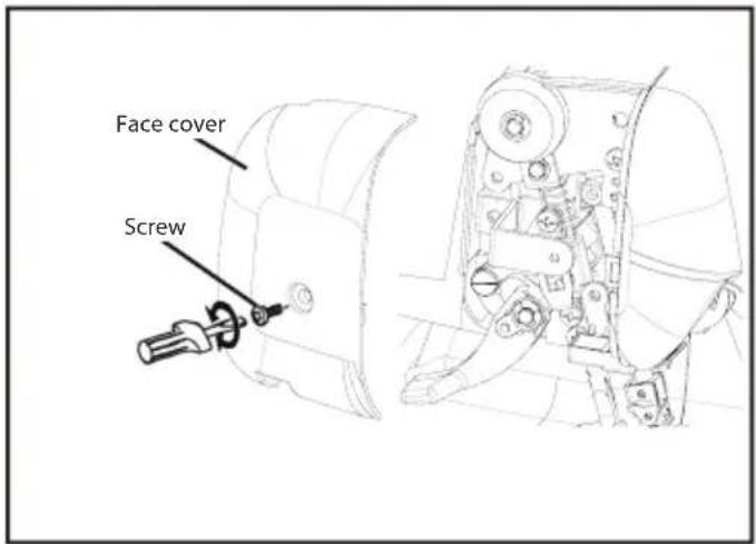 Face cover Screw