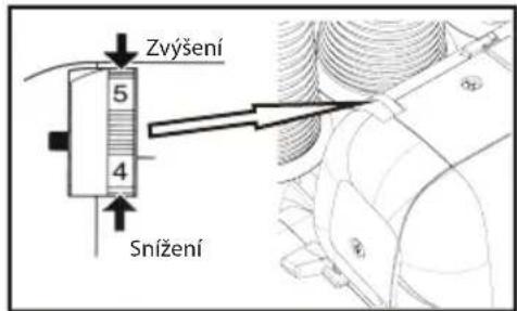 Zvýšení 5 4 Snížení