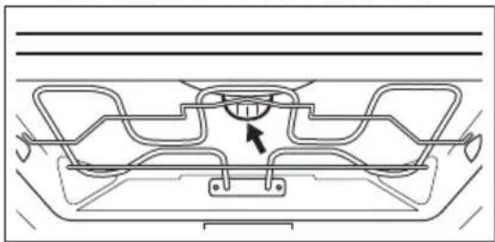 AEG BEB351010B - The top lamp - 1