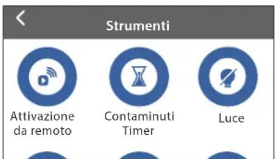 Strumenti Attivazione da remoto Contaminuti Timer Luce