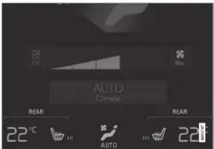 83 Lift Max AUTO Climate REAR 22 °C AUTO 22 °C