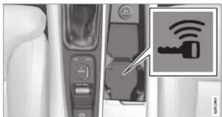 VOLVO XC90 t8 twin engine (2017) - Linking a remote key to a driver profile for the first time - 1