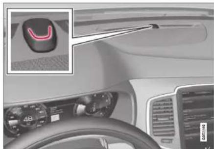 VOLVO XC90 t8 twin engine (2017) - Alarm indicator - 1
