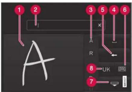 1 2 3 4 6 A R 8→UK 7 US