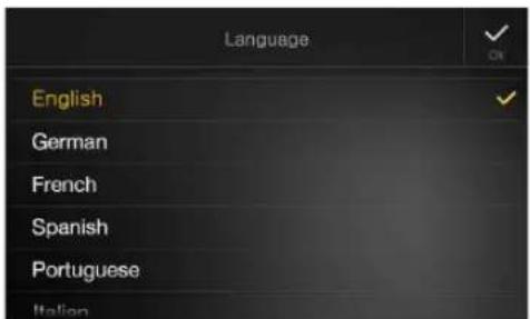 Language English German French Spanish Portuguese Italian