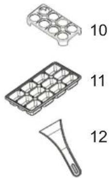 Romo RCS288A++ - PARTS OF THE APPLIANCE AND THE COMPARTMENTS - 3