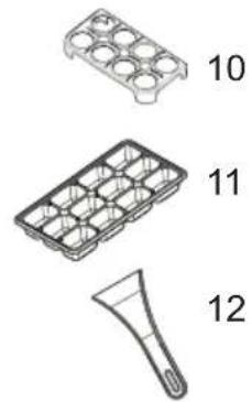 Romo RCS270A++ - PARTS OF THE APPLIANCE AND THE COMPARTMENTS - 3