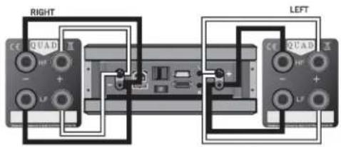 QUAD S-2 - CONNECTING THE LOUDSPEAKERS - 1