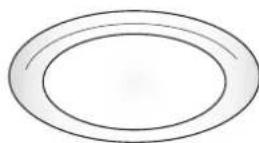 INDESIT MWI 4343 BL - ROTERENDE SKIVE I GLASS - 1