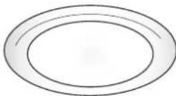 INDESIT MWI 4343 BL - GLASDREJETALLERKEN - 1