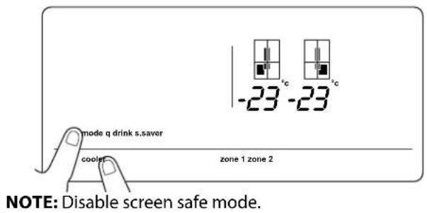 RANGEMASTER RSXS18DI/C - Switching zones off - 1