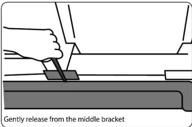RANGEMASTER RSXS18DI/C - Removing the kick plate - 4