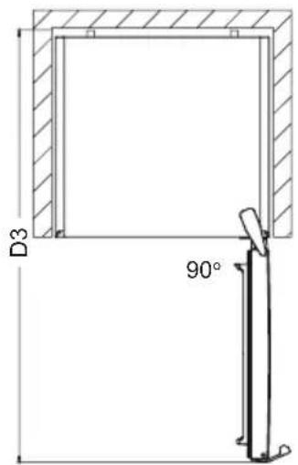 D3 90°