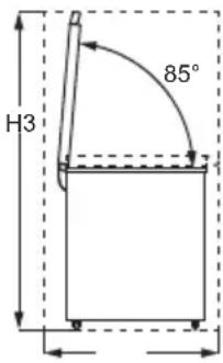 H3 85°