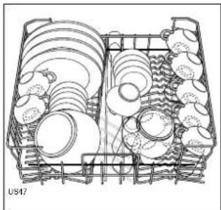 Zanussi-Electrolux DE6854 - The upper basket - 1