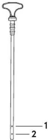 Tohatsu MFS15E - Oil level checking - 2