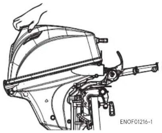 Tohatsu MFS15E - Tilt up - 2