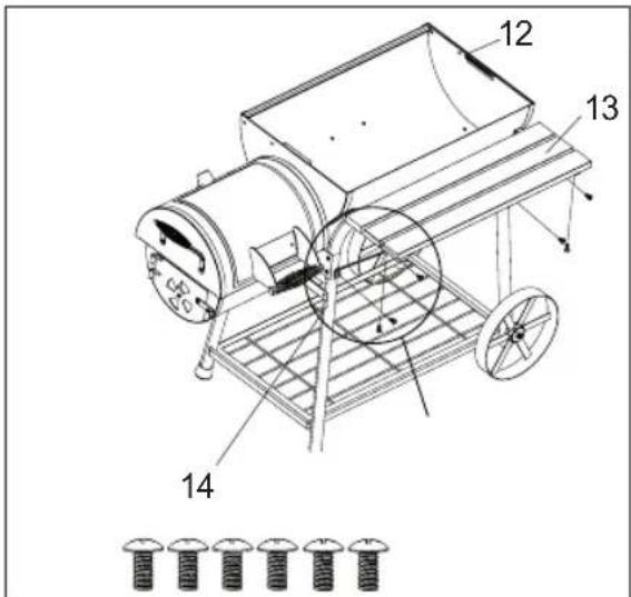 tepro Biloxi 1087 - Grill zusammenbauen - 17