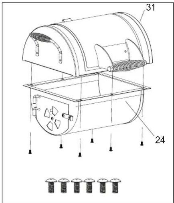 tepro Biloxi 1087 - Grill zusammenbauen - 5