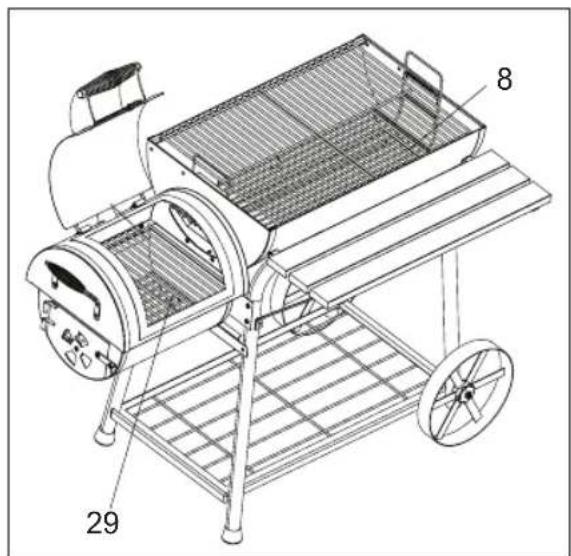 tepro Biloxi 1087 - Assembling the grill - 18