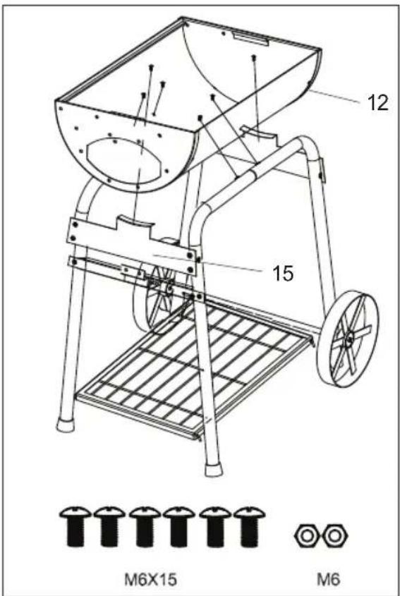 tepro Biloxi 1087 - Grill zusammenbauen - 13