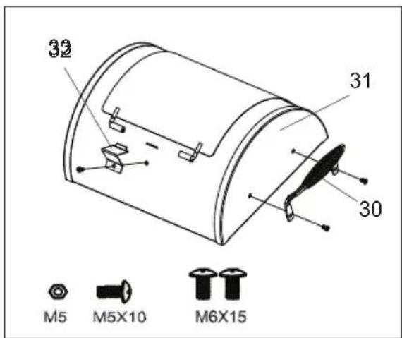 tepro Biloxi 1087 - Assembling the grill - 3