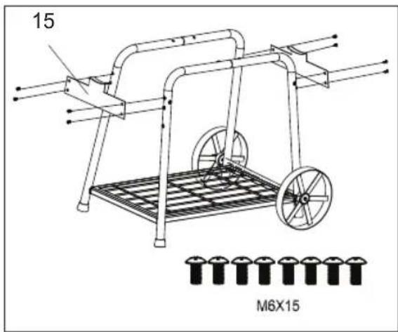 tepro Biloxi 1087 - Assembling the grill - 11